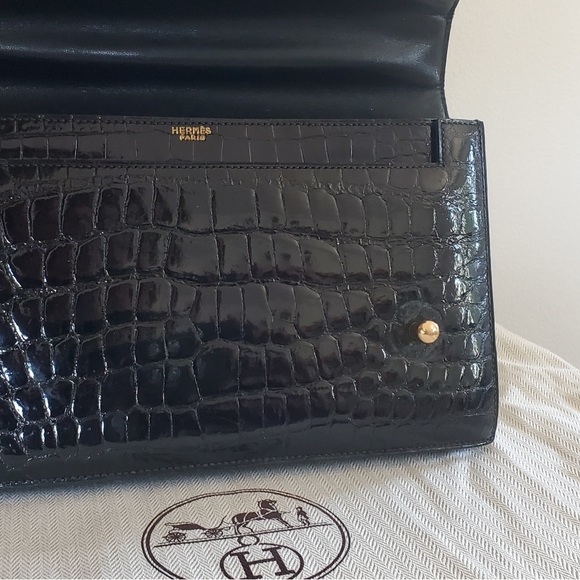 Hermes Piano Crocodile Handbag - Picture 6 of 11